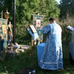 3. Молебен начался