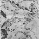 Карта монастыря 18 века