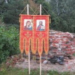 праздник Успения Матери Божией. Вечерня с акафистом. Слобода, монастырский холм.