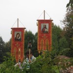 праздник Успения Матери Божией. Вечерня с акафистом. Слобода, монастырский холм.