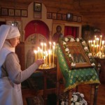 Престольный праздник на монастырском подворье.