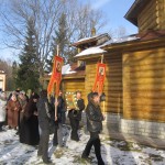Престольный праздник на монастырском подворье. Крестный ход.