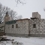 12.  Восстановление  после пожара храма Ксении Блаженной в д. Берники