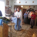 10. Праздничная Литургия, храм Фальковичской иконы Божией Матери, д. Вороны.