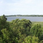 9. Панорама озера Вымно с монастырского холма