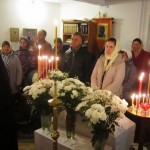 Пасхальное богослужение в монастыре.