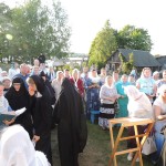 Вечерня с акафистом Успению Пресвятой Богородицы.